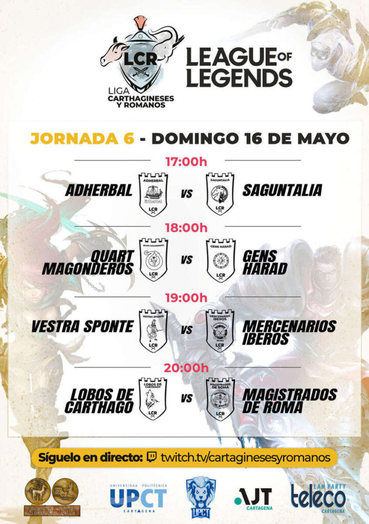 [ACTUALIZACIÓN] Liga League Of Legends Carthagineses y Romanos