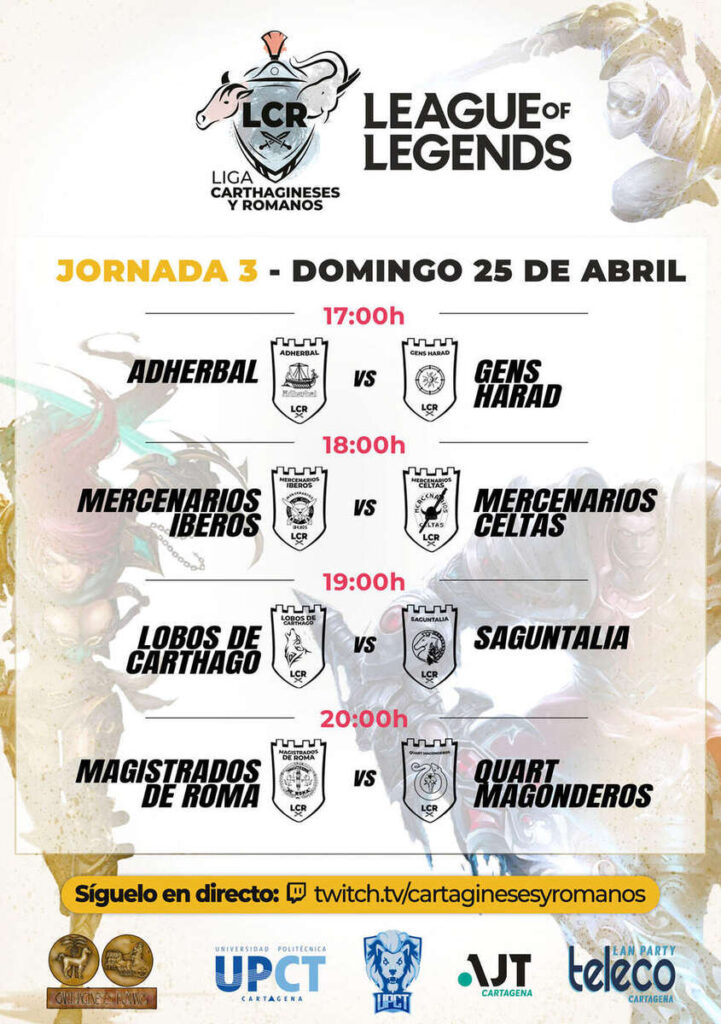 [ACTUALIZACIÓN] Liga League Of Legends Carthagineses y Romanos