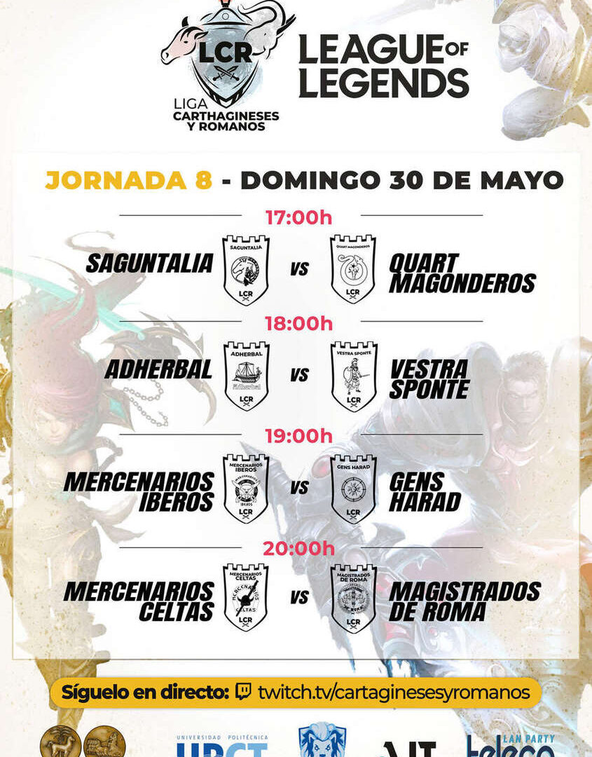 [ACTUALIZACIÓN] Liga League Of Legends Carthagineses y Romanos