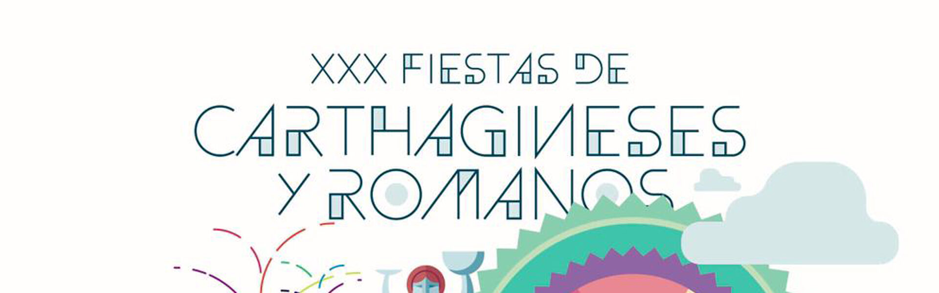 Cartel Oficial del XXX Aniversario de Carthagineses y Romanos – Noche de los museos