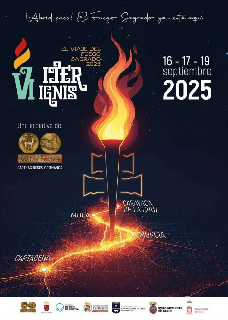 El VI Iter Ignis 2025 unirá Caravaca de la Cruz y Cartagena del 16 al 19 de septiembre