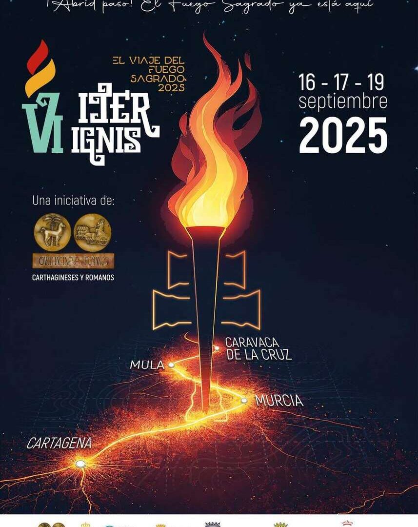 El VI Iter Ignis 2025 unirá Caravaca de la Cruz y Cartagena del 16 al 19 de septiembre
