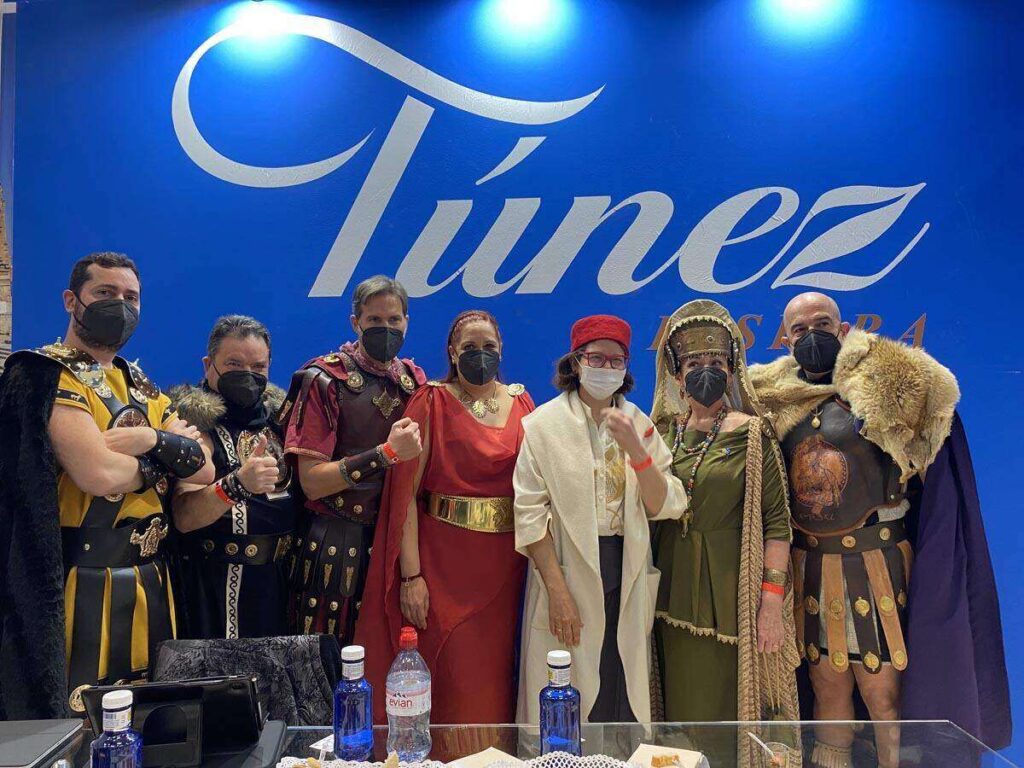 FITUR 2022: Carthagineses y Romanos promocionan en el metro de Madrid.