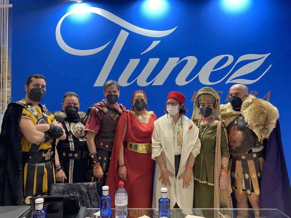 FITUR 2022: Carthagineses y Romanos promocionan en el metro de Madrid.