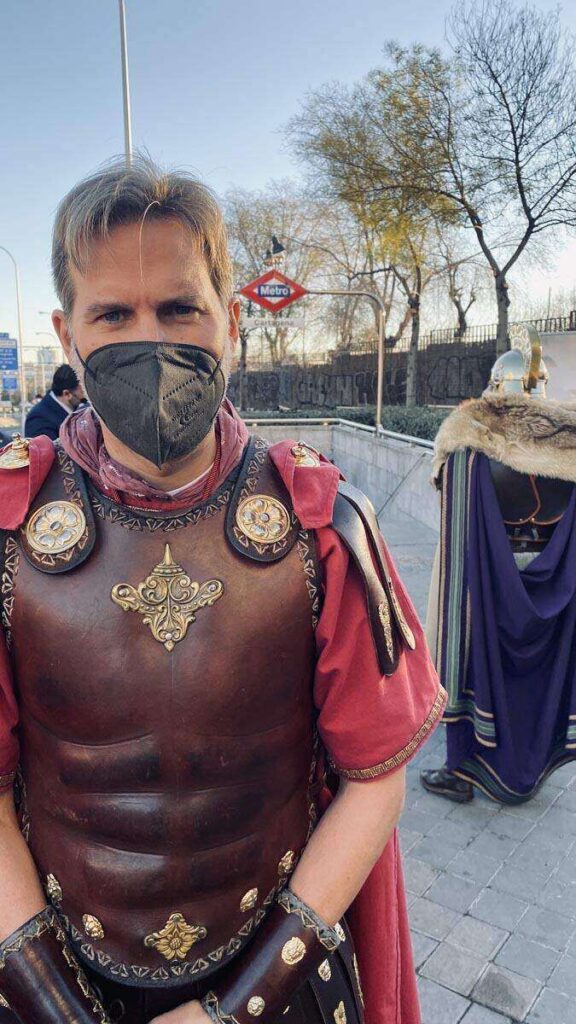 FITUR 2022: Carthagineses y Romanos promocionan en el metro de Madrid.