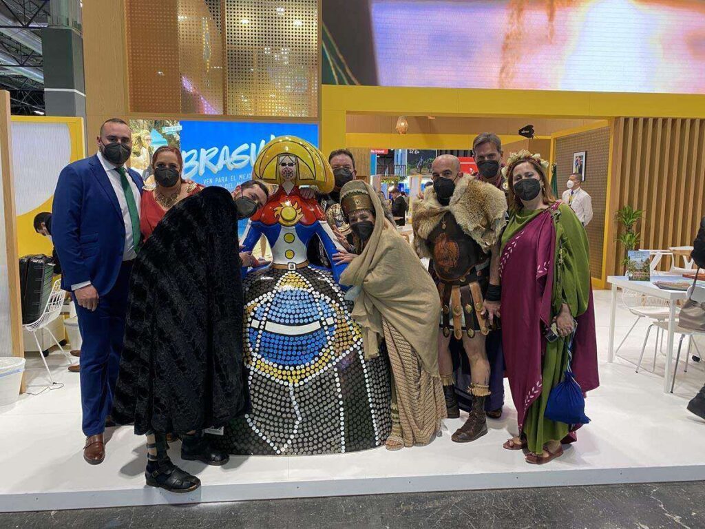 FITUR 2022: Carthagineses y Romanos promocionan en el metro de Madrid.