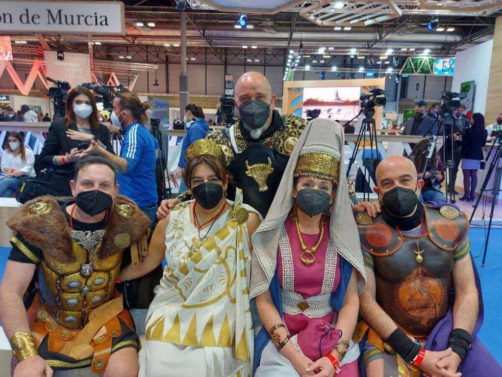 FITUR 2022: Carthagineses y Romanos promocionan en el metro de Madrid.