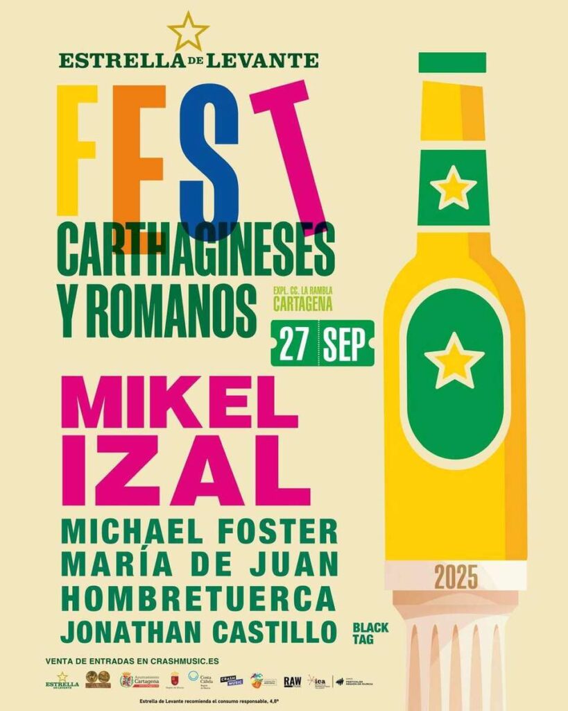 El Estrella de Levante CYR Fest llenará Cartagena de música en septiembre con Camela y Mikel Izal como grandes protagonistas