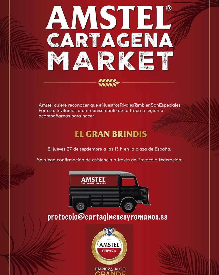AMSTEL CARTAGENA MARKET – El Gran Brindis