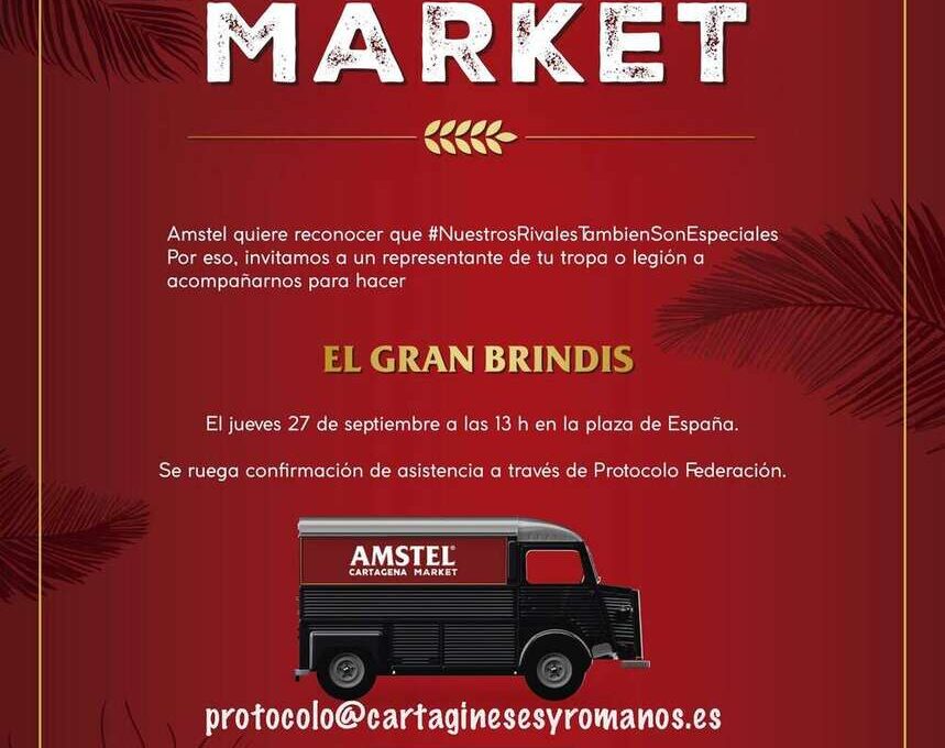 AMSTEL CARTAGENA MARKET – El Gran Brindis