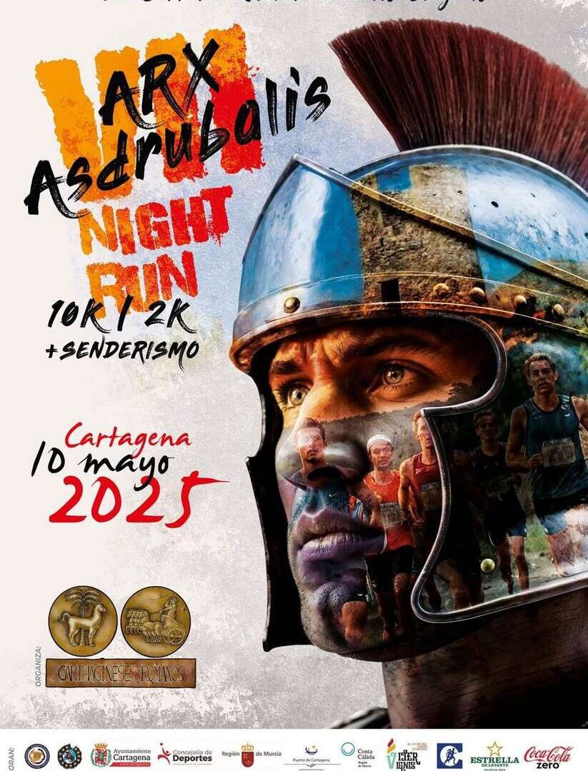 VII Carrera Nocturna “ARX ASDRUBALIS” – Historia y deporte iluminan Cartagena