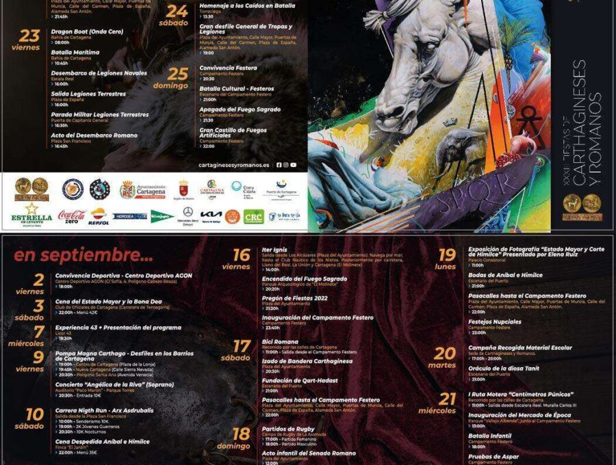 Fiestas CyR 2022. Municipio Invitado, Honoris Causa y Programa de Actos